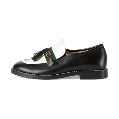 (PS) Gucci Loafer 'Black with Webbing Strap'