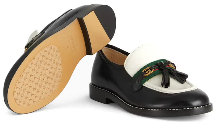 (Preschool) Gucci Loafer 'Black with Webbing Strap' Shop (Preschool) Gucci Loafer 'Black with Webbing Strap'
