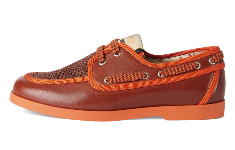 (Preschool) Gucci Loafer 'Brown Logo Leather' 681393-UM940-6360