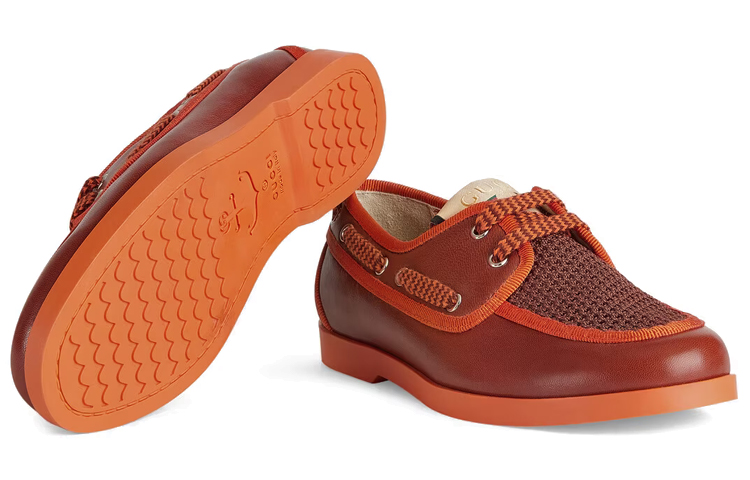 Purchase (PS) 구찌 로퍼 브라운 로고 가죽 (Gucci Loafer Brown Logo Leather) 681393-UM940-6360