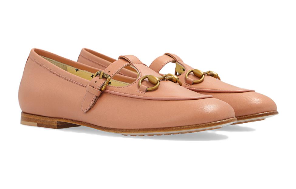 Shop (PS) 古驰粉色马衔扣乐福鞋 702900-AAA7Z-5751