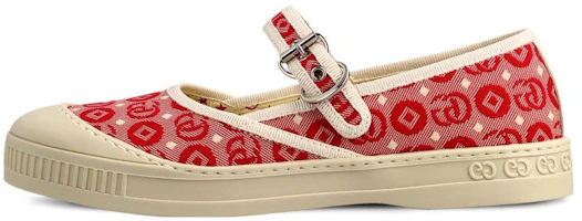 (Preschool) Gucci Low-Top Canvas Velcro Sneakers 'Red White' 681374-U4G20-8566 (Preschool) Gucci Low-Top Canvas Velcro Sneakers 'Red White' 681374-U4G20-8566