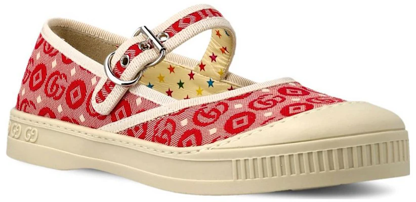 (Preschool) Gucci Low-Top Canvas Velcro Sneakers 'Red White' 681374-U4G20-8566 Lookbook (Preschool) Gucci Low-Top Canvas Velcro Sneakers 'Red White' 681374-U4G20-8566