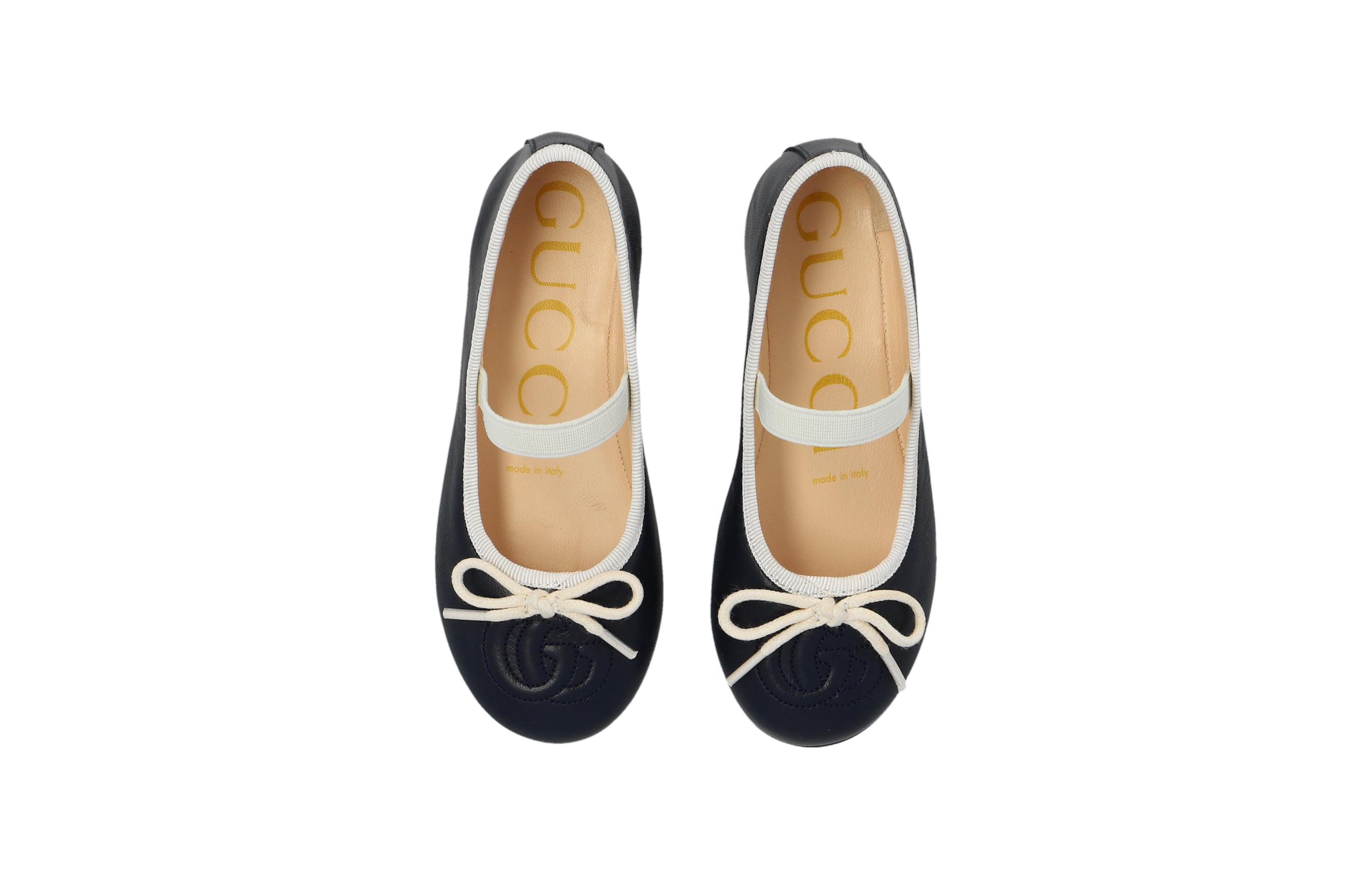Shop (Preschool) Gucci Low-Top Casual Black 'Comfort Round Toe' 702906-1D7A0-4053
