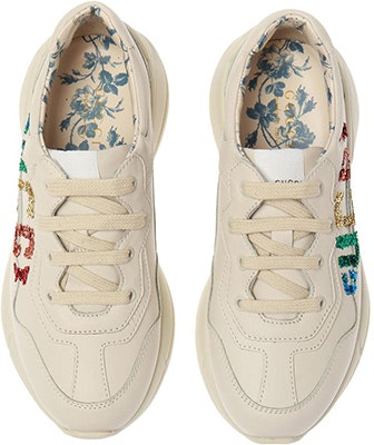兒童 GUCCI古馳 低筒繫帶 防滑 兒童休閒鞋 米白色 Lookbook 兒童 GUCCI古馳 低筒繫帶 防滑 兒童休閒鞋 米白色