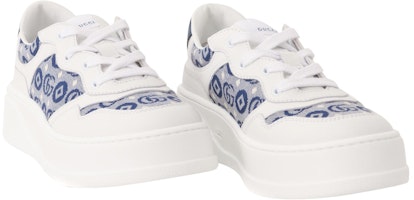 (PS) 古驰白色低帮皮革运动鞋 755894-AACIH-9080 Lookbook (PS) 古驰白色低帮皮革运动鞋 755894-AACIH-9080