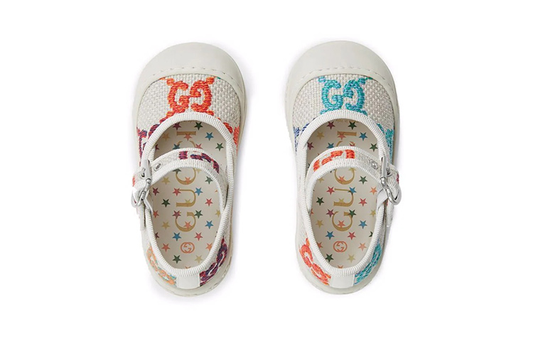 Lookbook (Preschool) Gucci Low-Top Sneaker 'Beige Buckle' 681373-UFTB0-8468