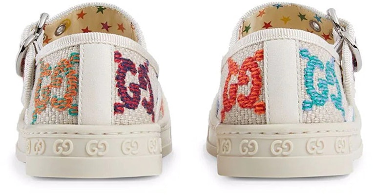 兒童 GUCCI 古馳 時尚扣子 低筒兒童板鞋 米色 Shop 兒童 GUCCI 古馳 時尚扣子 低筒兒童板鞋 米色