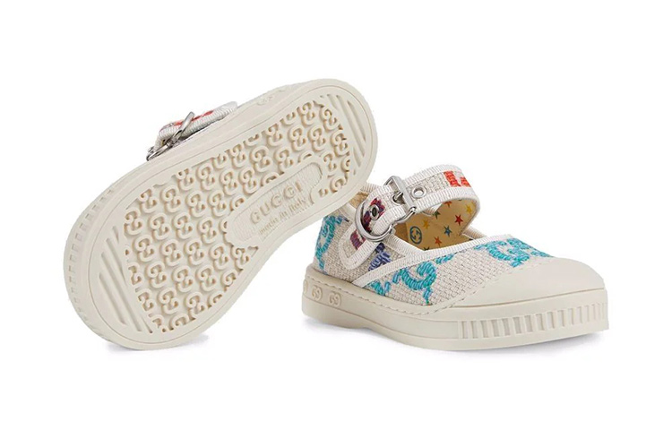 Purchase (Preschool) Gucci Low-Top Sneaker 'Beige Buckle' 681373-UFTB0-8468