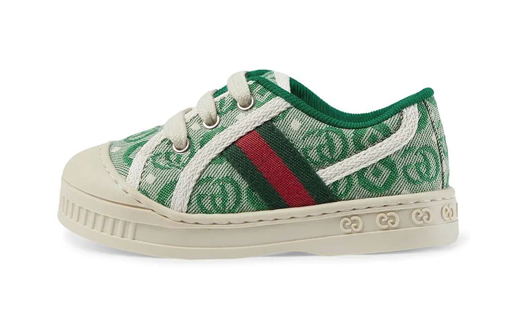 (Preschool) Gucci Low-Top Sneaker 'Dark Green and White' 682229-U4G50-3045
