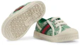 Shop (Preschool) Gucci Low-Top Sneaker 'Dark Green and White' 682229-U4G50-3045