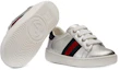 Purchase (Preschool) Gucci Low-Top Sneaker 'Silver' 433146-BMPW0-8171