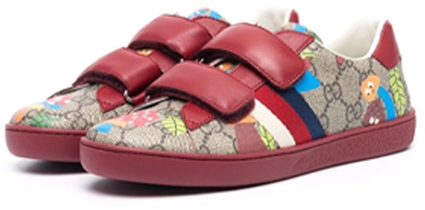 兒童 GUCCI古馳 時尚魔術貼 低筒 兒童板鞋 玫瑰色 Buy 兒童 GUCCI古馳 時尚魔術貼 低筒 兒童板鞋 玫瑰色