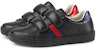 (PS) Sneakers Gucci 'Black Magic Tape' Rendah Lelaki 455448-CPWP0-1067
