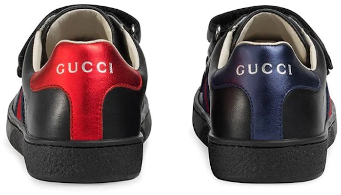 (Preschool) Gucci Low-Top Sneakers 'Black Magic Tape' 455448-CPWP0-1067 Lookbook (Preschool) Gucci Low-Top Sneakers 'Black Magic Tape' 455448-CPWP0-1067