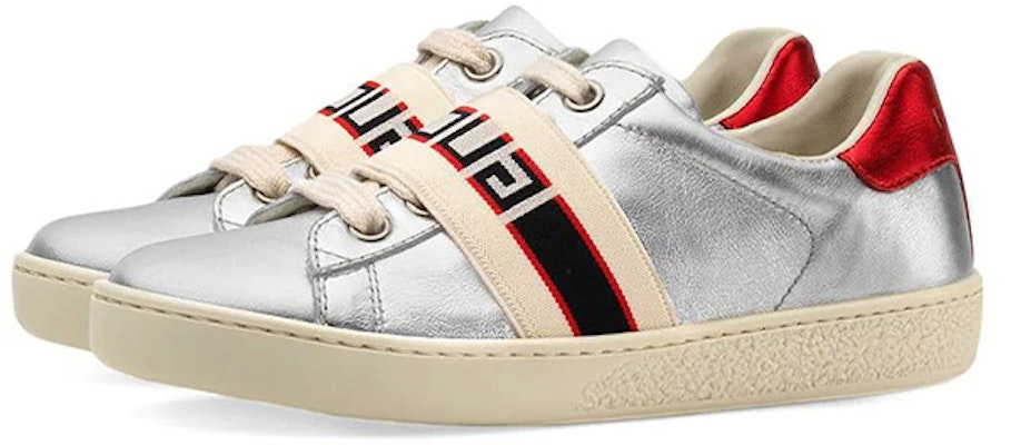 (Preschool) Gucci Low-Top Sneakers 'Silver' 552940-0SBC0-8165 Buy (Preschool) Gucci Low-Top Sneakers 'Silver' 552940-0SBC0-8165