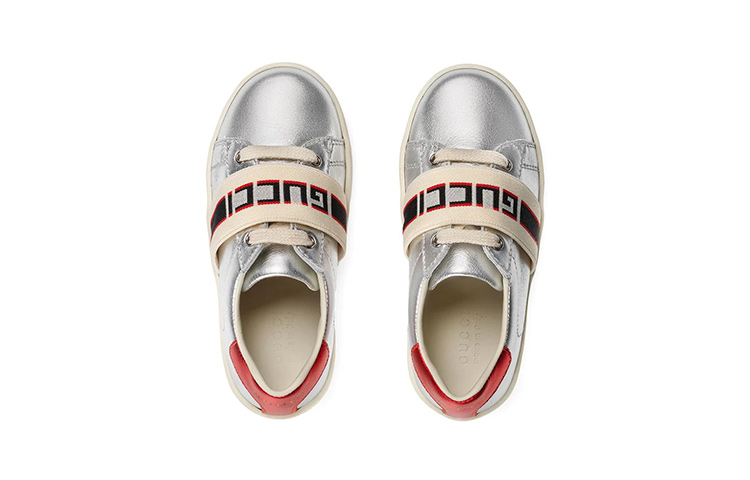 Lookbook (Preschool) Gucci Low-Top Sneakers 'Silver' 552940-0SBC0-8165