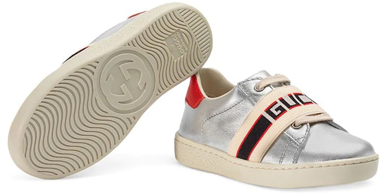 (Preschool) Gucci Low-Top Sneakers 'Silver' 552940-0SBC0-8165 Shop (Preschool) Gucci Low-Top Sneakers 'Silver' 552940-0SBC0-8165