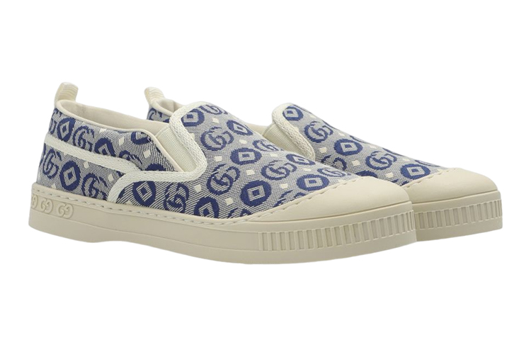 Order 兒童 GUCCI古馳 時尚 低筒 兒童板鞋 藍色