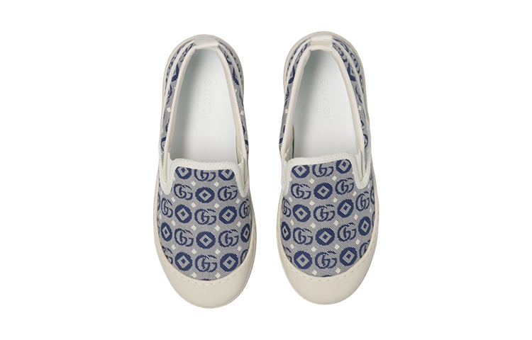 Shop 兒童 GUCCI古馳 時尚 低筒 兒童板鞋 藍色