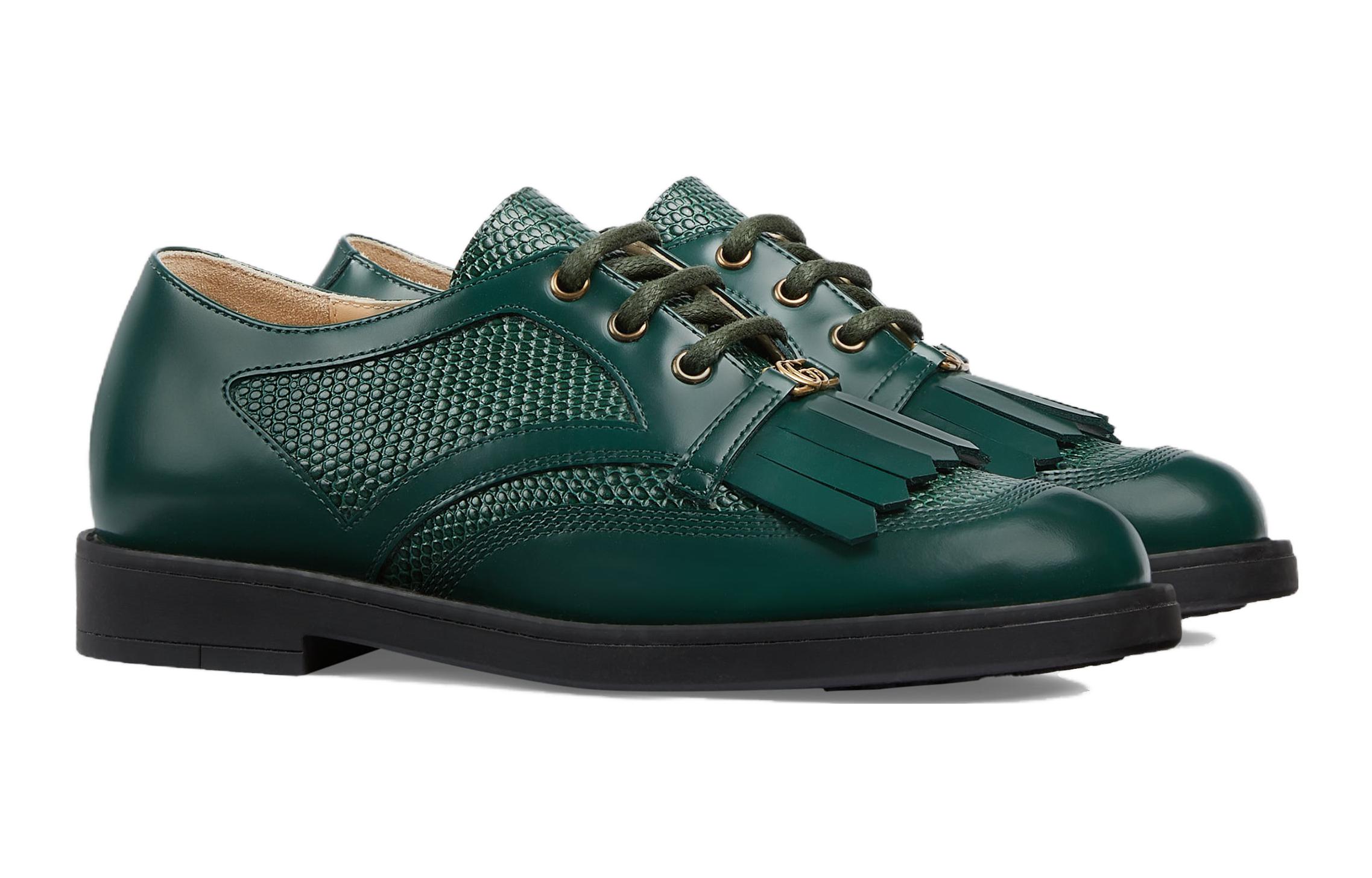 Order (PS) Gucci Low Top Lace-Up ''Verde'' Sneakers 749251-AACBE-3154
