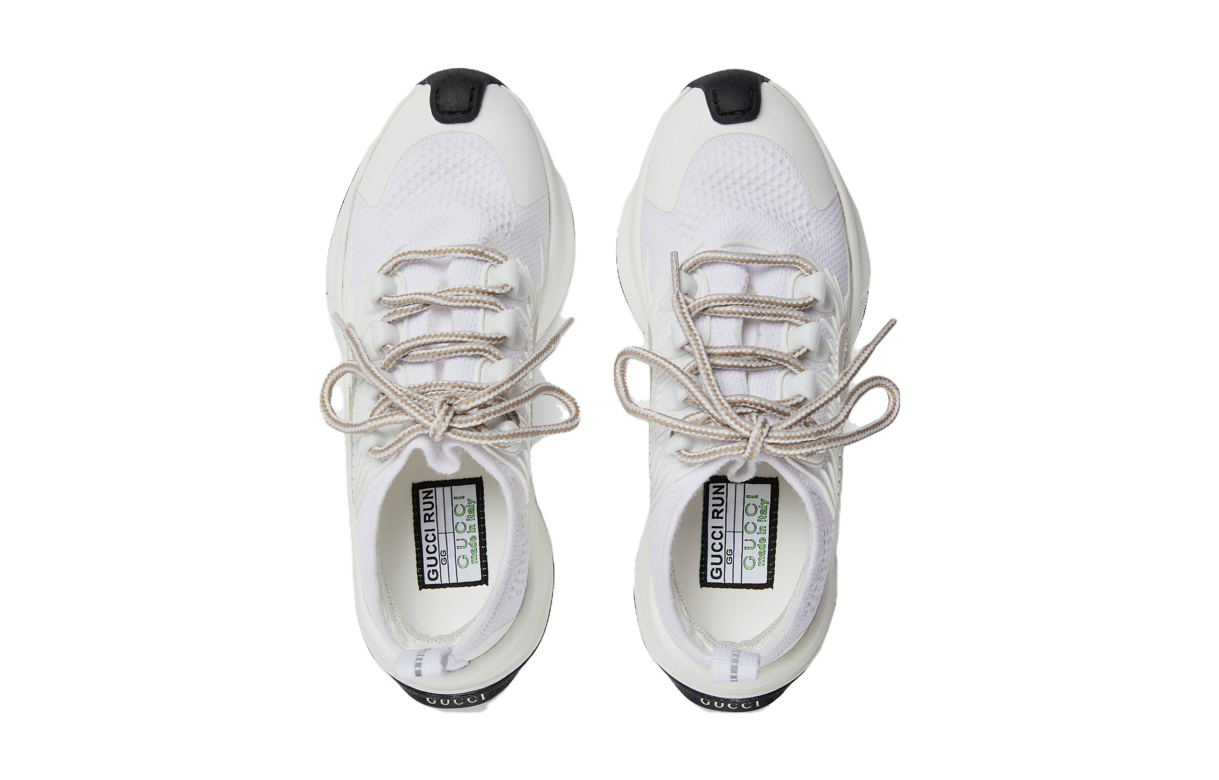 Lookbook (Preschool) Gucci Low Top Lace-Up 'Grey White' 749238-USM10-8475