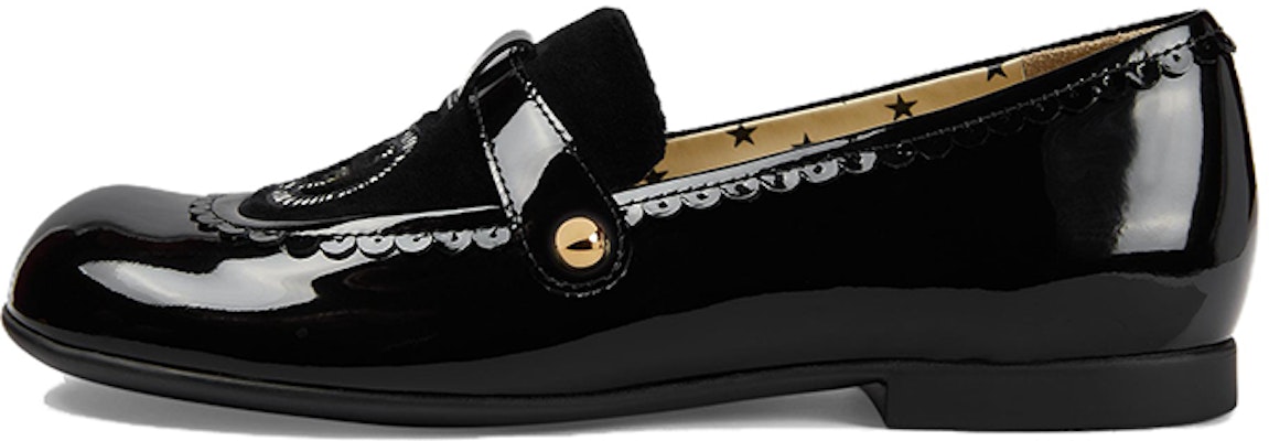 (Preschool) Gucci Low Top Slip-On 'Black Leather' 749233-AACBD-1000 Buy (Preschool) Gucci Low Top Slip-On 'Black Leather' 749233-AACBD-1000