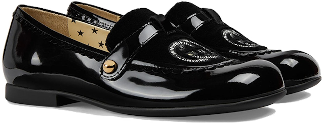 (Preschool) Gucci Low Top Slip-On 'Black Leather' 749233-AACBD-1000 Order (Preschool) Gucci Low Top Slip-On 'Black Leather' 749233-AACBD-1000