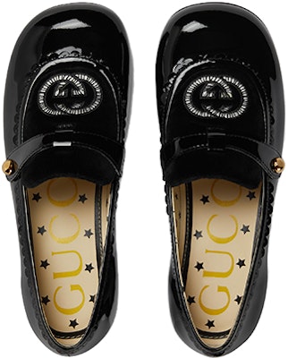 (PS) Gucci Sepatu Slip-On Bawah 'Kulit Hitam' 749233-AACBD-1000 Lookbook (PS) Gucci Sepatu Slip-On Bawah 'Kulit Hitam' 749233-AACBD-1000