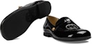 Purchase (PS) Gucci Kasut Rendah Sarung 'Kulit Hitam' 749233-AACBD-1000