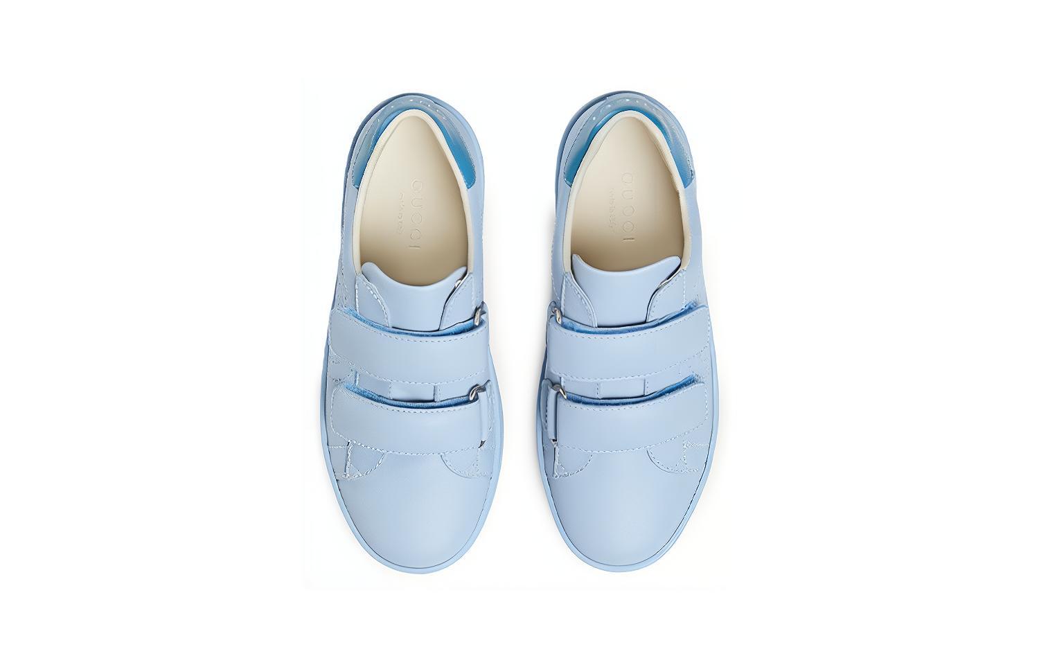 (Preschool) Gucci Low Top Sneaker 'Blue Velcro' 630286-BLN70-4960