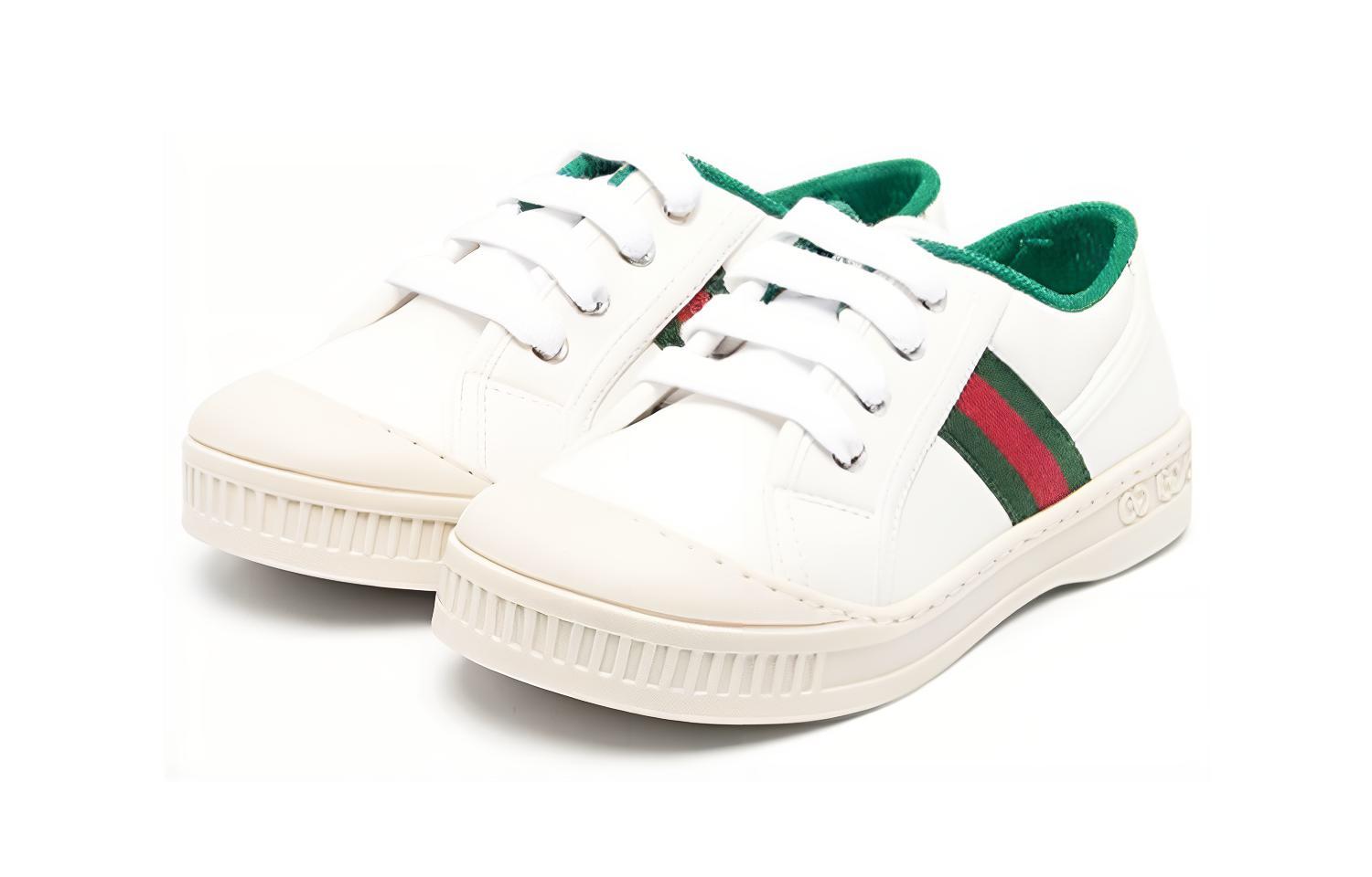 (Preschool) Gucci Low Top Sneaker 'White Fashion Strap' 682247-17L10-9060