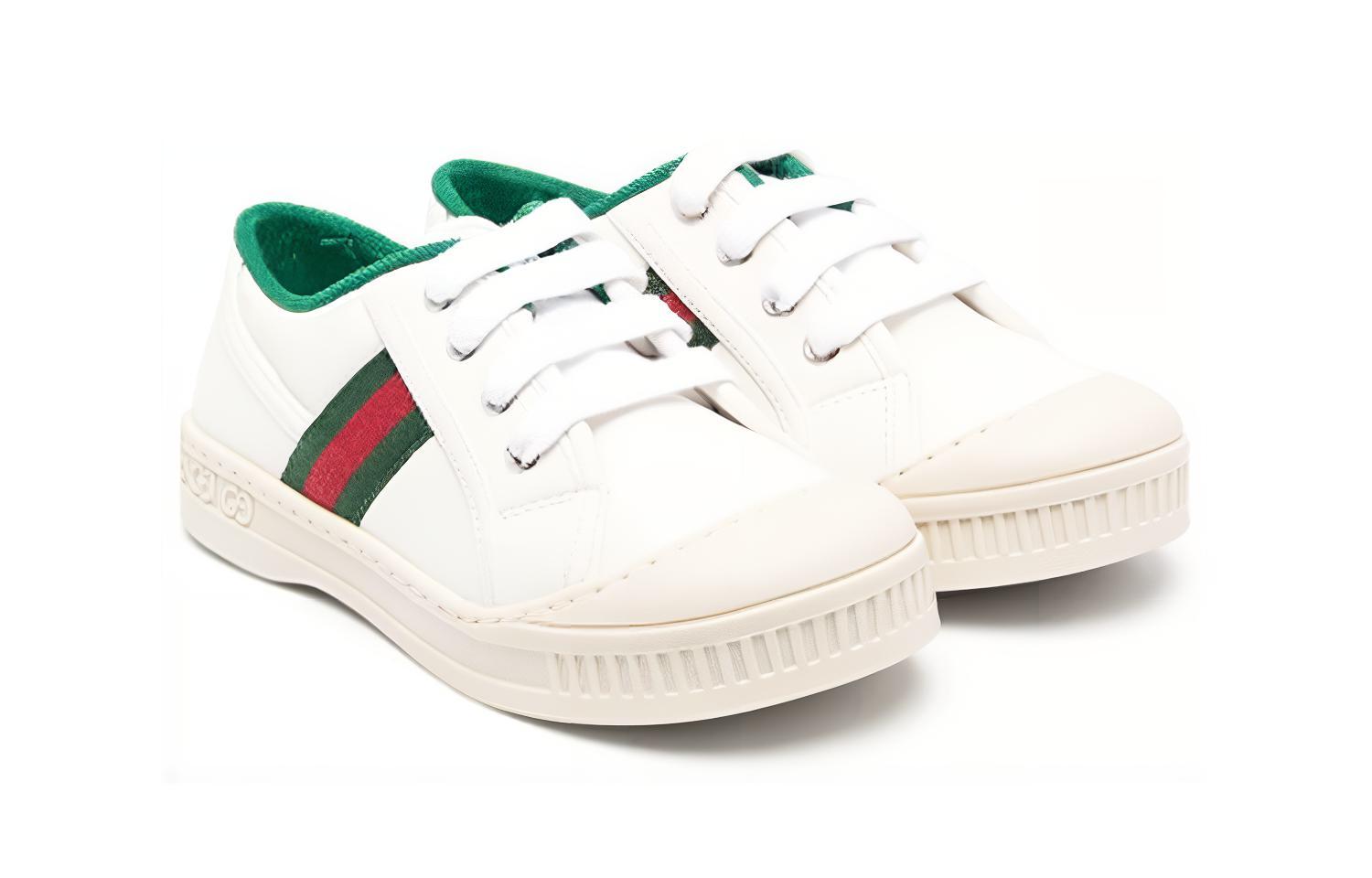 Order (Preschool) Gucci Low Top Sneaker 'White Fashion Strap' 682247-17L10-9060