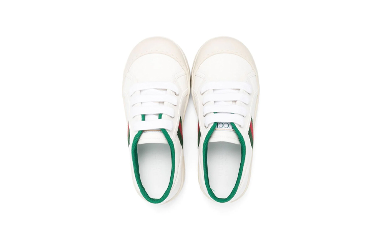 Lookbook (Preschool) Gucci Low Top Sneaker 'White Fashion Strap' 682247-17L10-9060