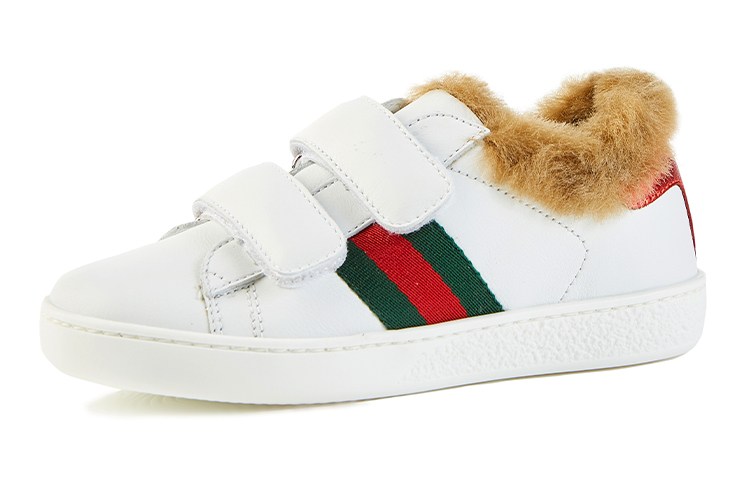 Order (PS) 古驰小白鞋'白色绒毛衬里' 526162-0IIL0-9067