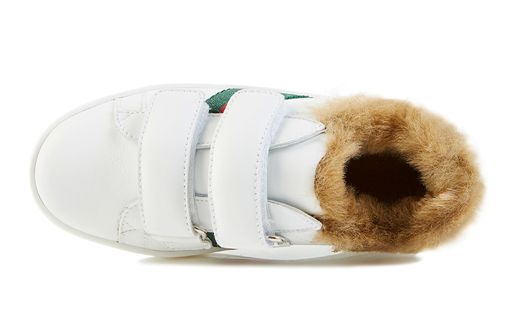 Lookbook (PS) 古驰小白鞋'白色绒毛衬里' 526162-0IIL0-9067