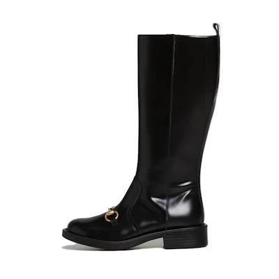 (PS) Gucci Mid-Calf Boot 'Black Horsebit'