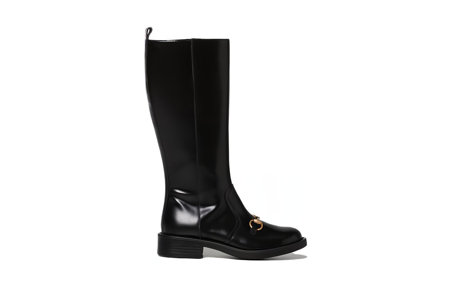 Order (PS) グッチ ホースビット ミドル丈ブーツ (Gucci Horsebit Mid Boots) 702897-U3D00-1000