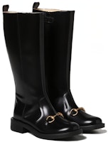 兒童 GUCCI古馳 馬籠扣 保暖 中筒 兒童靴子 黑色 Lookbook 兒童 GUCCI古馳 馬籠扣 保暖 中筒 兒童靴子 黑色