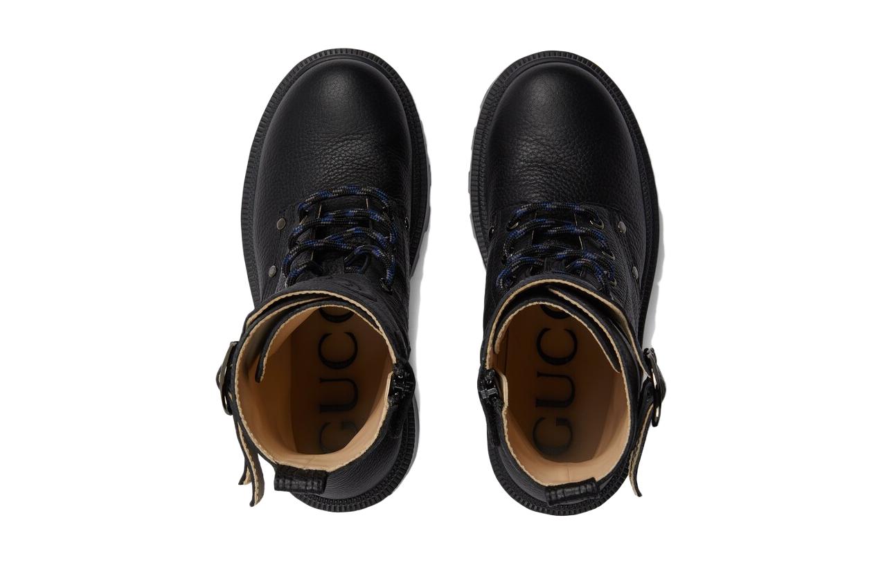 Lookbook (PS) Botte Gucci Mi-Montante ''Boucle Noire'' 749245-BXO00-1000