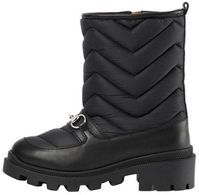 (Preschool) Gucci Nylon Quilted Zip Short Boots 'Black' 714518-UAAAK-1042 Buy (Preschool) Gucci Nylon Quilted Zip Short Boots 'Black' 714518-UAAAK-1042