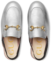 Lookbook 童趣GUCCI古馳 牛皮 露踵蓋頭 童鞋 涼鞋 銀色