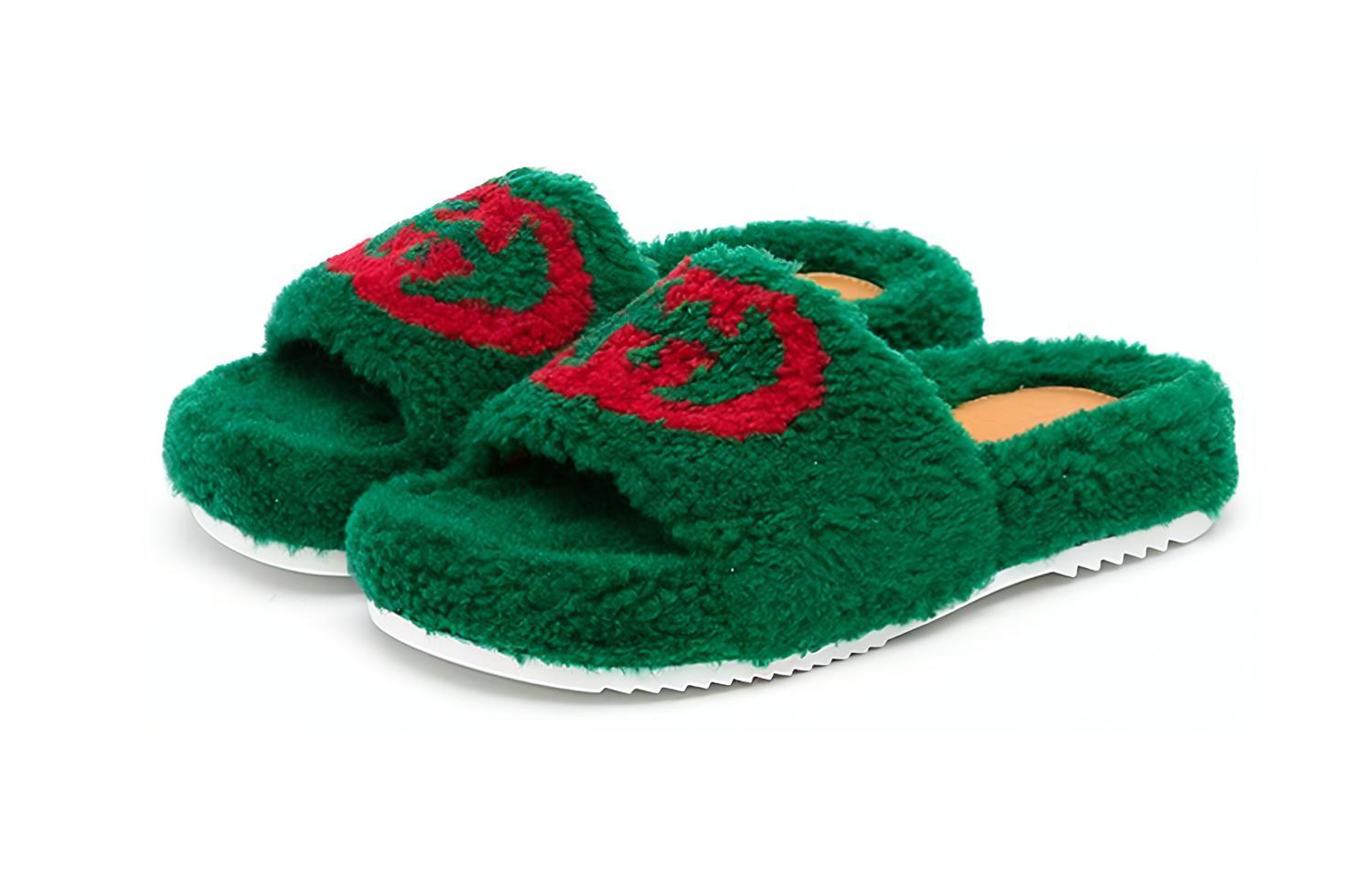 (Preschool) Gucci Open Toe Slide 'Green Fashion' 662186-21G00-3155
