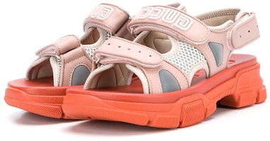 (Preschool) Gucci Open Toe Velcro 'Fashion Pink' 603870-D60K0-6866 (Preschool) Gucci Open Toe Velcro 'Fashion Pink' 603870-D60K0-6866