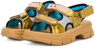 (PS) Sandal Fesyen Gucci Open Toe Velcro 'Coklat' 603870-DORG0-8061 Buy (PS) Sandal Fesyen Gucci Open Toe Velcro 'Coklat' 603870-DORG0-8061