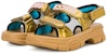(PS) Sandal Fesyen Gucci Open Toe Velcro 'Coklat' 603870-DORG0-8061