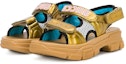 Buy (PS) Sandal Fesyen Gucci Open Toe Velcro 'Coklat' 603870-DORG0-8061