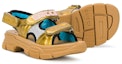 Shop (PS) Sandal Fesyen Gucci Open Toe Velcro 'Coklat' 603870-DORG0-8061