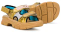 Shop (Preschool) Gucci Open Toe Velcro Fashion Sandal 'Brown' 603870-DORG0-8061