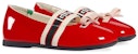(PS) Gucci Kulit Paten 'Dasi Kupu-Kupu Merah' 552941-0IRA0-6566